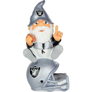 Oakland Raiders Forever Collectibles Gnome Sitting on Logo