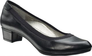 Womens Aetrex Essence™ Tori Classic Low Pump   Black Leather Casual Shoes