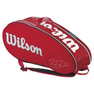 Wilson Federer Limited Edition 9 Pack Tennis Bag Red