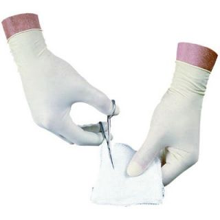 Impact Disposable Latex Powder Free Exam Gloves, Non sterile, Medium