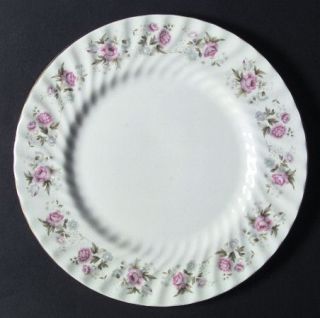 Minton Spring Bouquet Dinner Plate, Fine China Dinnerware   Fife Shape, Swirl