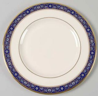 Minton Edinburgh Dark Blue Salad Plate, Fine China Dinnerware   Dark Blue Band W
