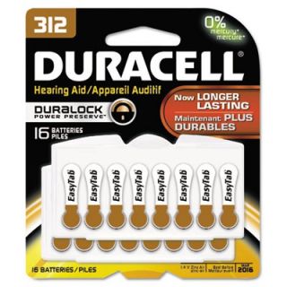 Duracell Button Cell Hearing Aid Battery 312