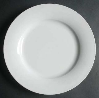 Gibson Designs Social Graces Dinner Plate, Fine China Dinnerware   All White,Und