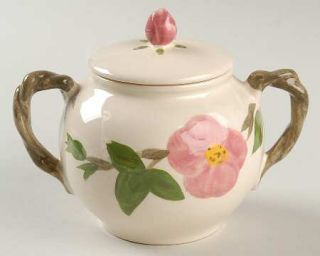 Franciscan Desert Rose (England/ Portugal Bkstamp) Sugar Bowl & Lid, Fine China