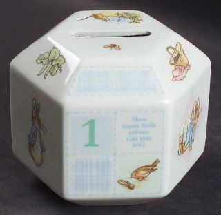 Wedgwood Peter Rabbit Octagonal Money Box, Fine China Dinnerware   Beatrix Potte