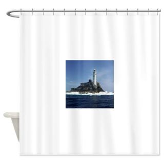  lighthouse, Fastnet Rock, County Co Shower Curtain  Use code FREECART at Checkout