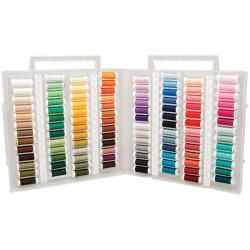 Sulky Size 40 Embroidery Slimline Dream Assortment Threads (case Of 104) (40104 popular spools of thread250 yards per spoolIncludes plastic transparent caseCase measurements 14.5 inches long x 14.5 inches wide x 2.125 inches high )