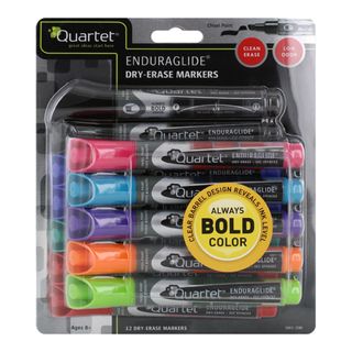 Quartet Enduraglide Chisel tip Assorted Color Dry erase Markers (pack Of 12)