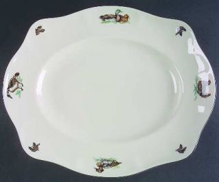 Johnson Brothers Brookshire (England 1883 Stamp) 15 Oval Serving Platter, Fin
