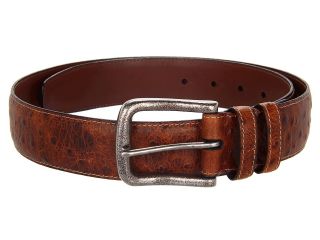 Torino Leather Co. Embossed Ostrich Calf Mens Belts (Tan)