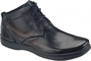 Mens Aetrex Ventures Collection Dustin Chukka Boot   Black Leather Boots