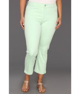 NYDJ Plus Size Plus Size Audrey Ankle Jean Womens Jeans (Green)
