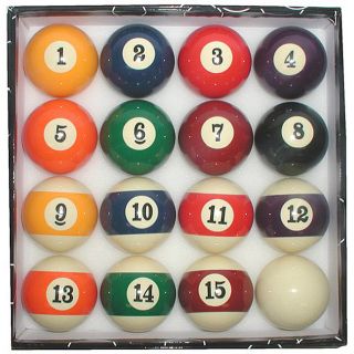 Professsional 8 Ball Billard Set Large Index