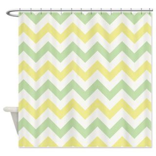  Lemon and Lime ZigZag Shower Curtain  Use code FREECART at Checkout