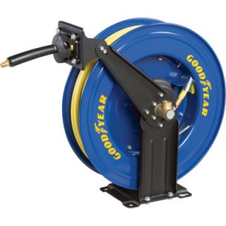 Goodyear Retractable Air Hose Reel with Hose   3/8in. x 50ft., Model# 46731
