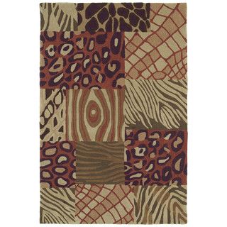 Brookside Prints Multi colored Polyester Rug (20 X 30)