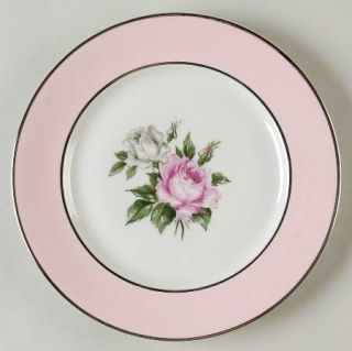 Royal Jackson Countess Margaret Rose Pink Salad Plate, Fine China Dinnerware   P