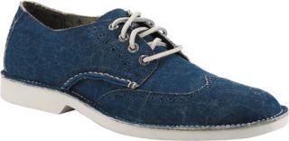 Mens Sperry Top Sider Harbor Wingtip   Navy Canvas Brogues