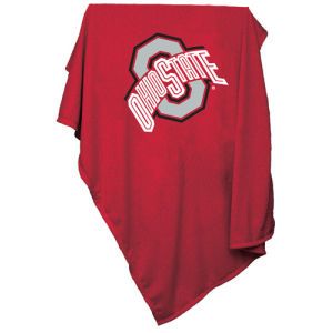 Ohio State Buckeyes Logo Chair NCAA Sweatshirt Blanket