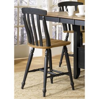 Liberty Al Fresco Ii Casual Slat Back 24 inch Bar Stools (set Of 2)