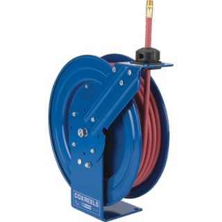 Coxreels P Series Air/Water Hose Reel with Hose   1/4in. x 25ft., Model# P LP 