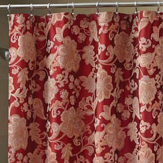 Croscill Classics Mauritius Shower Curtain, Claret