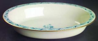 Lenox China Blueridge 9 Oval Vegetable Bowl, Fine China Dinnerware   Blue Laure