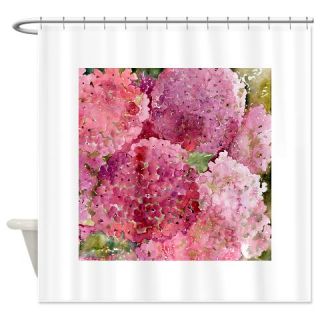  Pink Hydrangers Shower Curtain  Use code FREECART at Checkout