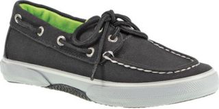 Infant/Toddler Boys Sperry Top Sider Halyard   Black/Grey Canvas Casual Shoes
