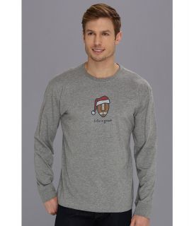 Life is good Holiday Crusher L/S Mens Long Sleeve Pullover (Gray)