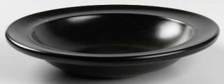 Emile Henry Black 8 Soup/Pasta Bowl, Fine China Dinnerware   Black And White, U