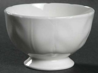 John Aynsley Snow Crocus Mini Open Sugar Bowl, Fine China Dinnerware   White, Em