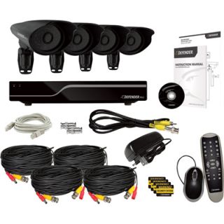 Sentinel DVR Surveillance System   8 Channel Pro DVR with 4 High Resolution