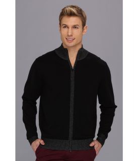 Scott James Sal Full Zip Cardigan Mens Sweatshirt (Black)