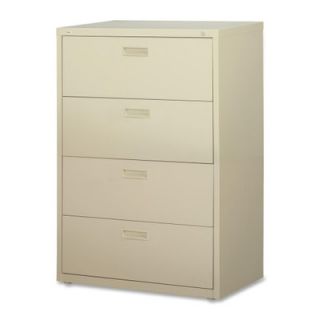 Lorell 4 Drawer Lateral File 605 Finish Putty