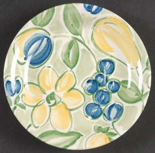 Nikko Country Pear Saucer, Fine China Dinnerware   Home Plate, Pears&Grapes,Flow