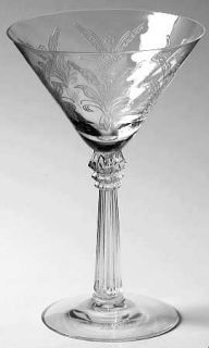 Fostoria Nouveau Clear Champagne/Tall Sherbet   Stem #6143, Etch #42