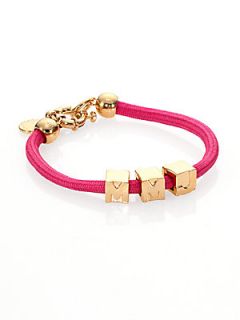 Marc by Marc Jacobs MMJ Signature Cord Bracelet   Pink