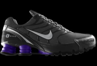Nike Shox Turbo VI iD Custom (Wide) Kids Running Shoes (3.5y 6y)   Purple