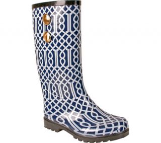 Womens Nomad Puddles II   Navy Trellis Boots