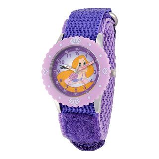 Disney Rapunzel Time Teacher Kids Purple Strap Watch, Girls