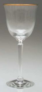 Lenox Classic Federal Gold Wine Glass   Clear;Gold Trim     Classics Shape