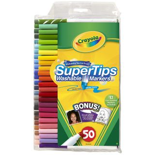 Crayola Super Tips Washable Markers 50/pkg