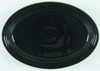 Homer Laughlin  Fiesta Black (Newer) 13 Oval Serving Platter, Fine China Dinner