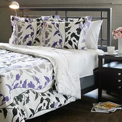 Grace Purple Twin size 2 piece Duvet Cover Set