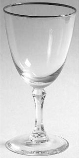 Lenox Montclair (Platinum Trim) Wine Glass   Platinum Trim