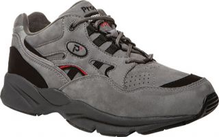 Mens Propet Stability Walker   Grey/Black Nubuck Walking Shoes