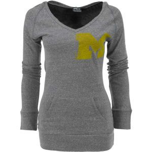 Michigan Wolverines NCAA Womens Afterthought Triblend Hoodie