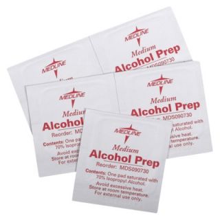 Medline Sterile Alcohol Prep Pads   Medium (3000 Count)